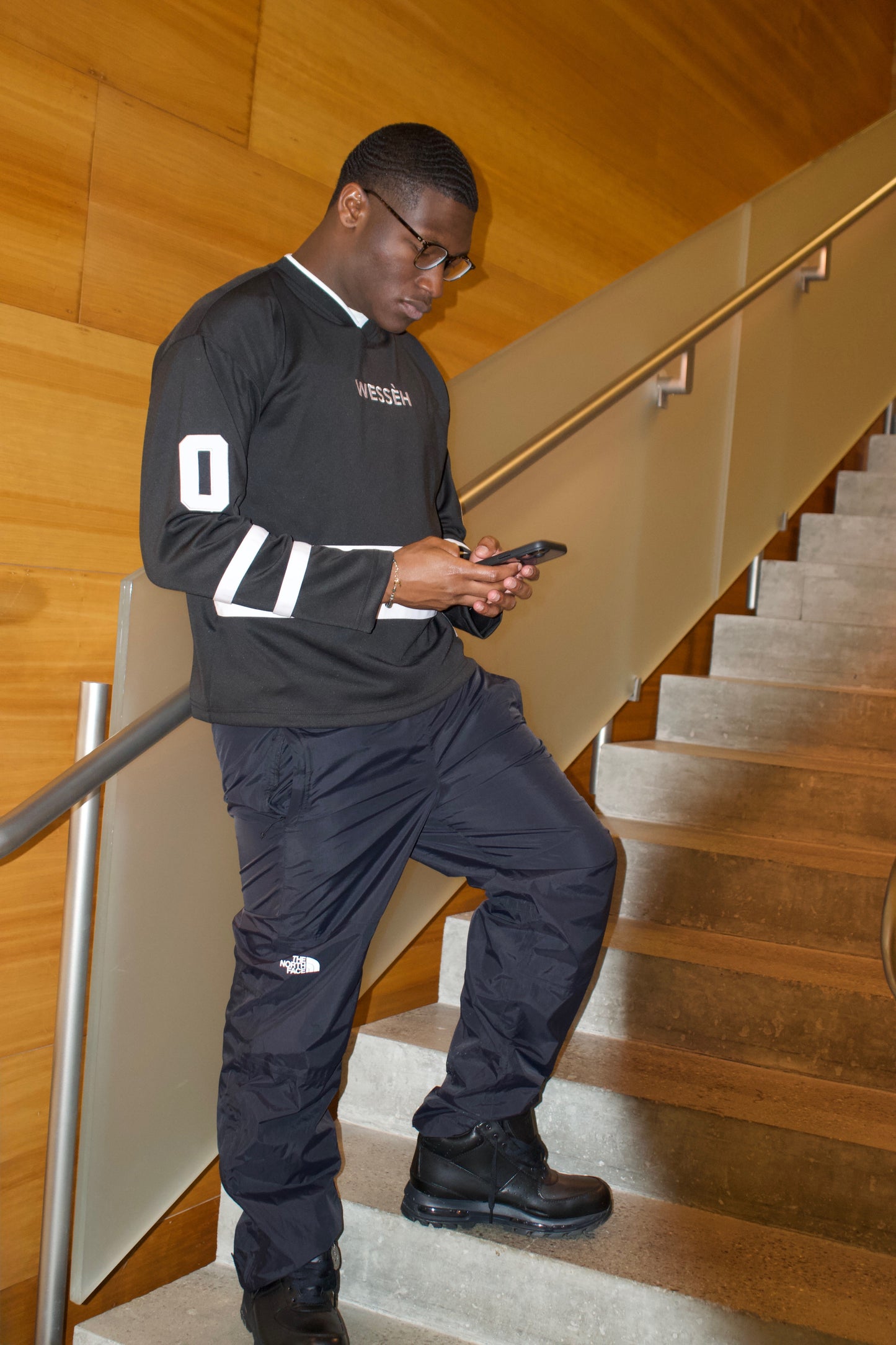 HOCKEY LONG SLEEVE JERSEY ‘BLACK’