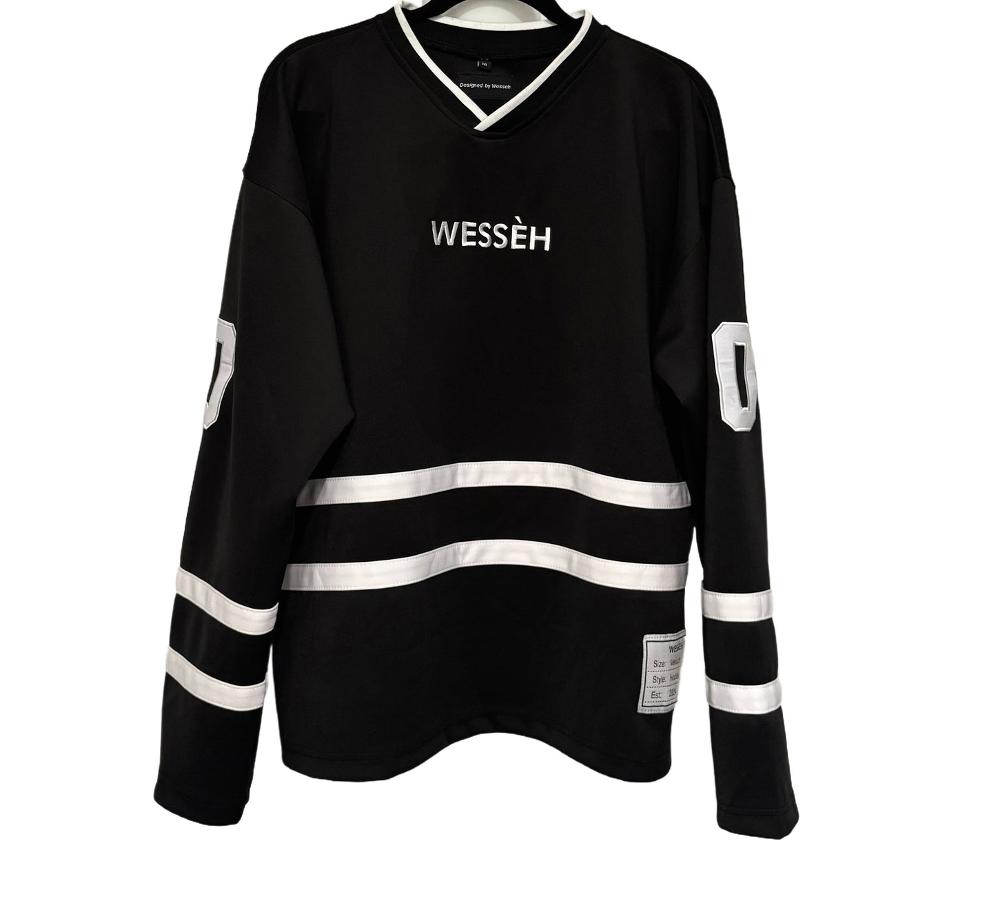 HOCKEY LONG SLEEVE JERSEY ‘BLACK’